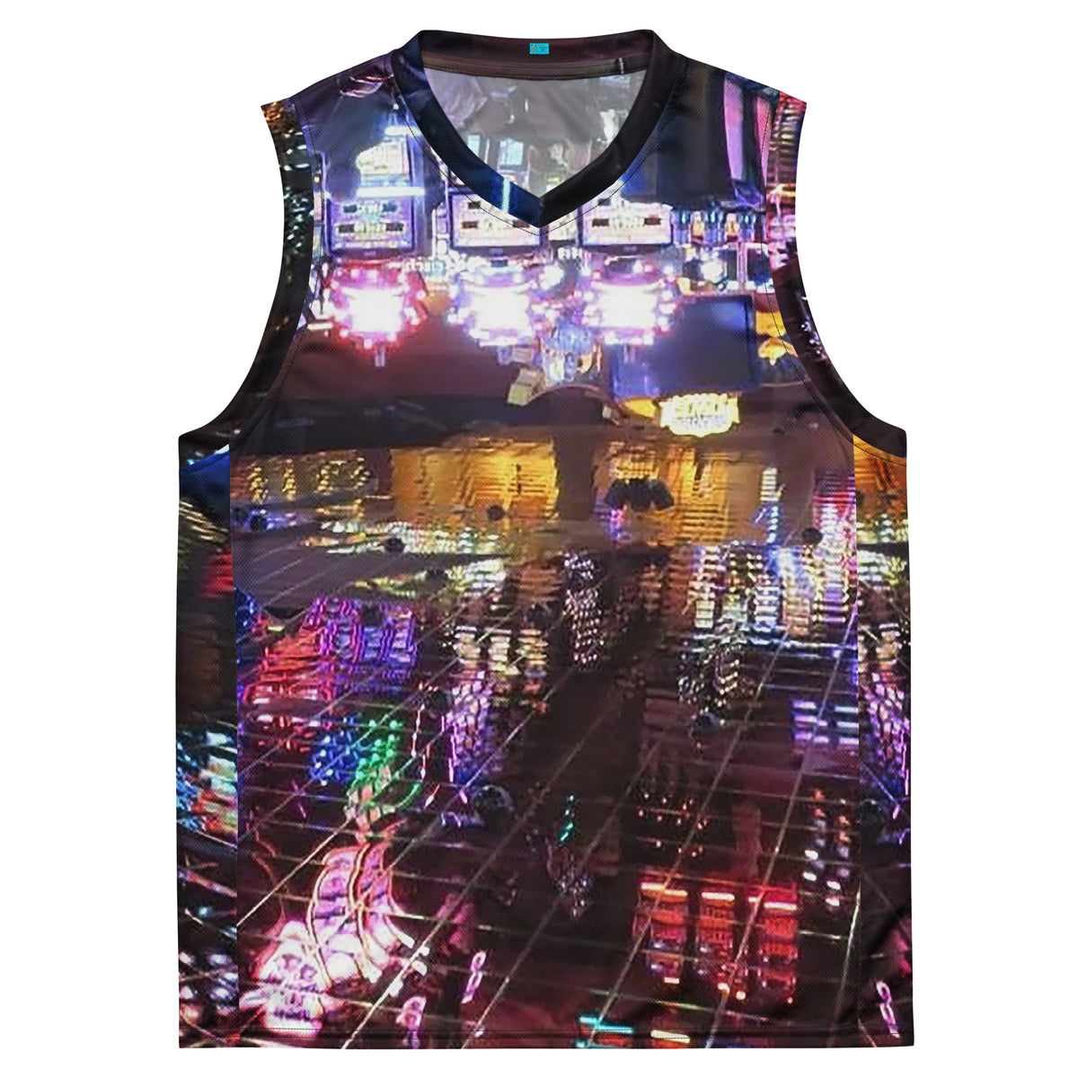 Recycled unisex basketball jersey